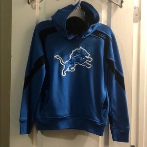 NFL TEAM APPAREL Boys Detroit Lions Hoodie  size 8